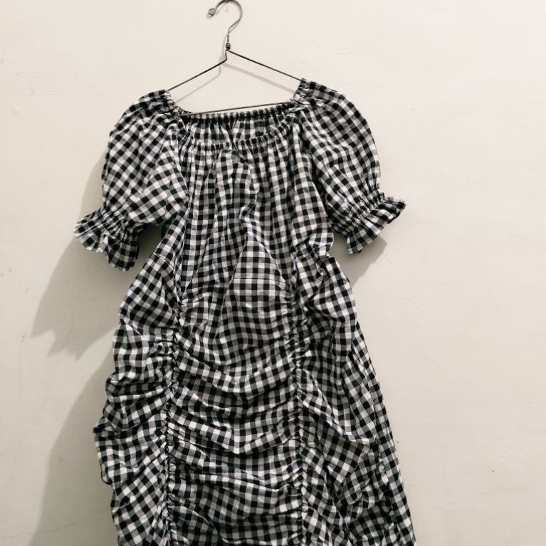 preloved dress babydoll dress lucu dress bunga dress jumbo dress kotak