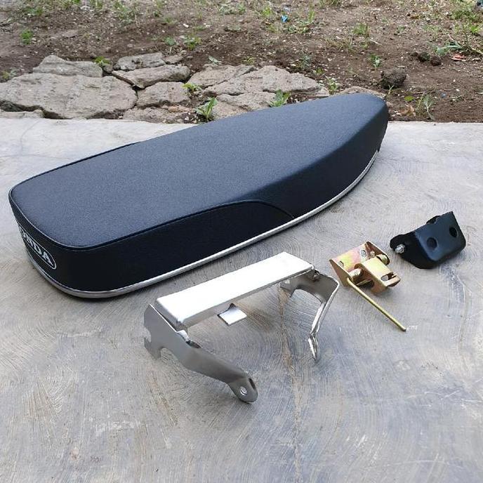 Jok C70 Slim Tipis Fullset Pangkon + Engsel + Kunci Jok