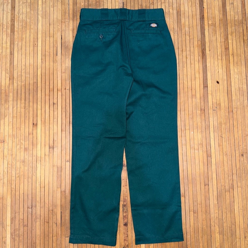 DICKIES 876 ORIGINAL FIT HUNTER GREEN FOREST WORKWEAR UTILITY TROUSERS PANTS