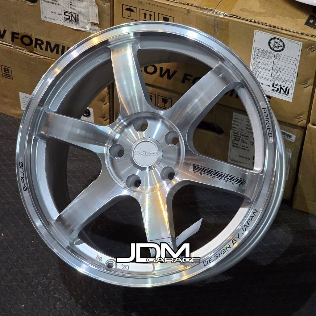 velg racing r18 TE37 SAGA PLUS DENGAN lebar 9,5 pcd 5X114,3 velg mobil ring 18 pnp untuk Innova rebo