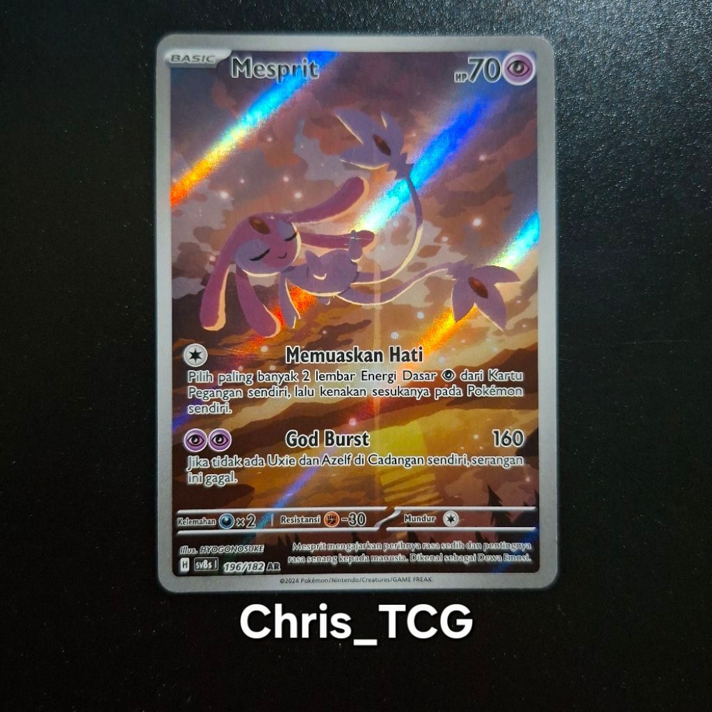 Pokemon (ID) Mesprit AR - 196/182