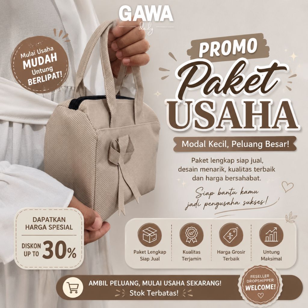 Paket Usaha Tas Mini Handbag isi 10 pcs