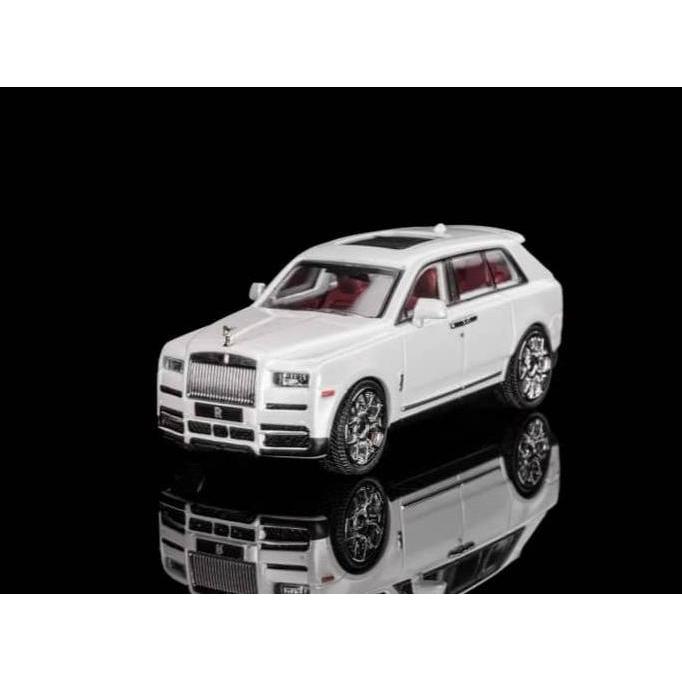 Smallcarart SCA 1/64 Roll Royce Cullinan White - Diecast Mobil Mainan Miniatur