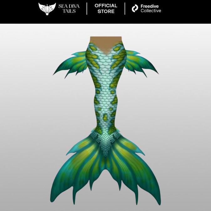 Sea Diva Tails Mermaid Tail Lola Series / Kostum Duyung Dewasa Anak