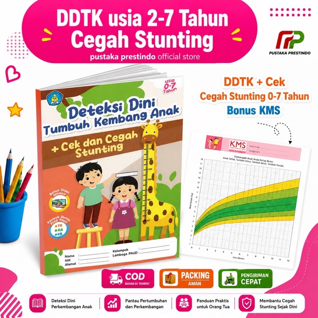Buku  Posyandu / DDTK ( Deteksi Dini Tumbuh Kembang Anak )