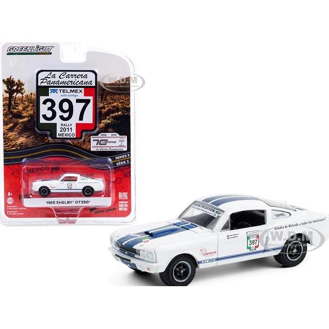 1/64 Greenlight #397 1965 Shelby GT350 La Carrera Panamericana 2011