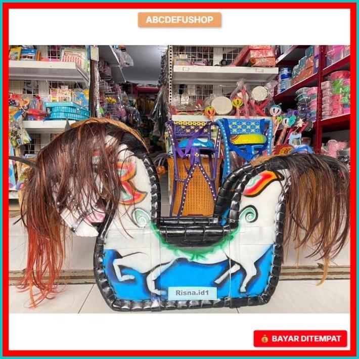 JARAN KUDA LUMPING KESENIAN JATILAN BAHAN SPONS TEBAL SIZE P-+85 T55cm