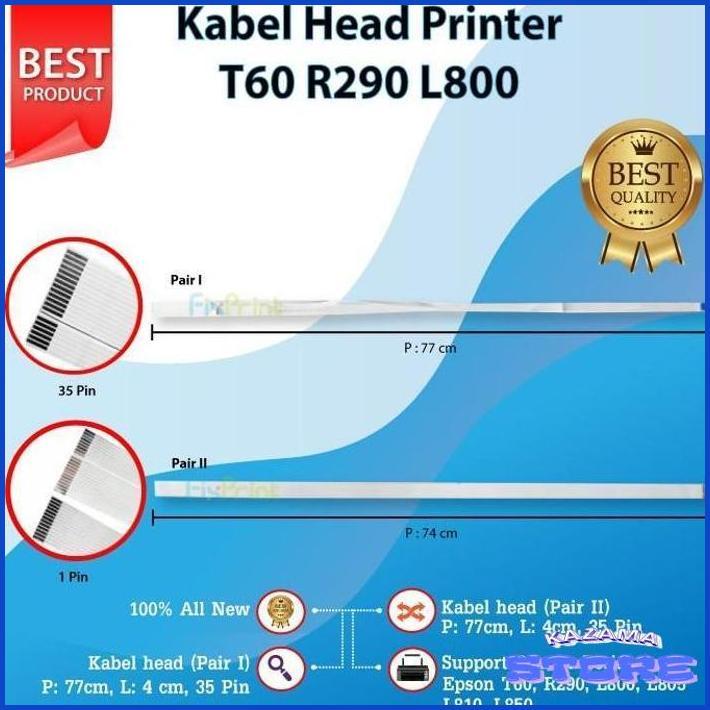 KABEL FLEXIBLE HEAD EPSON L850 L805 L810 L800 T60 R290 PRINTER L805 PROMO