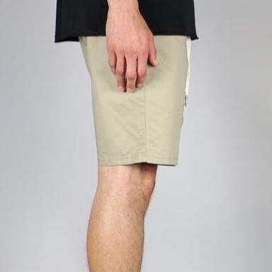 Hyperdenim Drop Crotch Short - Khaki