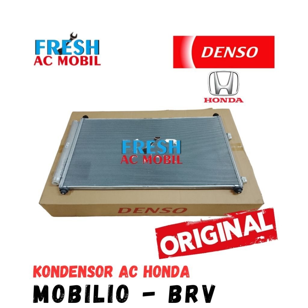 KONDENSOR AC HONDA MOBILIO BRV BR-V GEN 1 ORIGINAL DENSO CONDENSOR AC MOBILIO BRV ORIGINAL DENSO