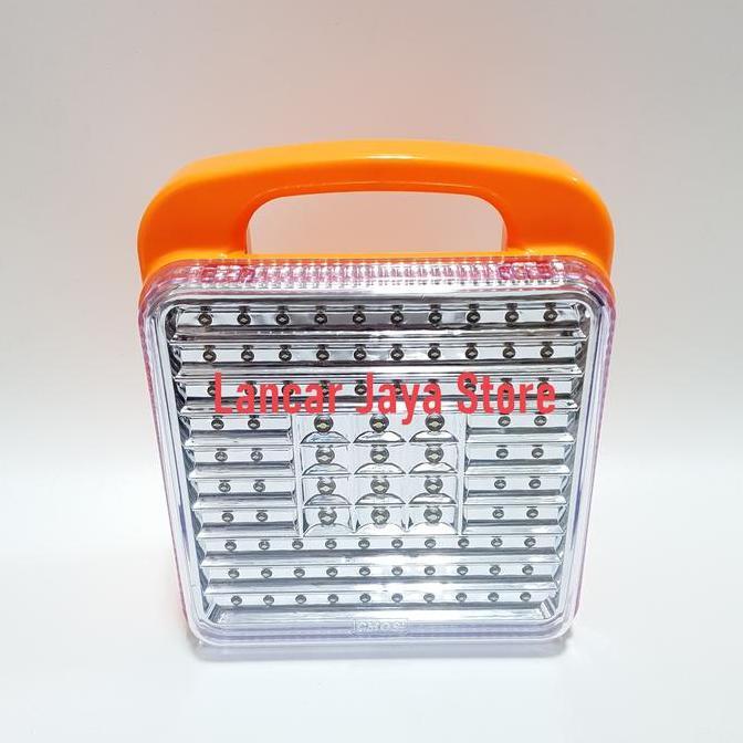 Wlict- Lampu Emergency Cmos Hk- / Lampu Rechargeable Cmos Hk Baterai Senter Merah