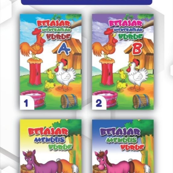 (belajar menulis huruf) buku anak tk a dan tk b ardian jaya mandiri
