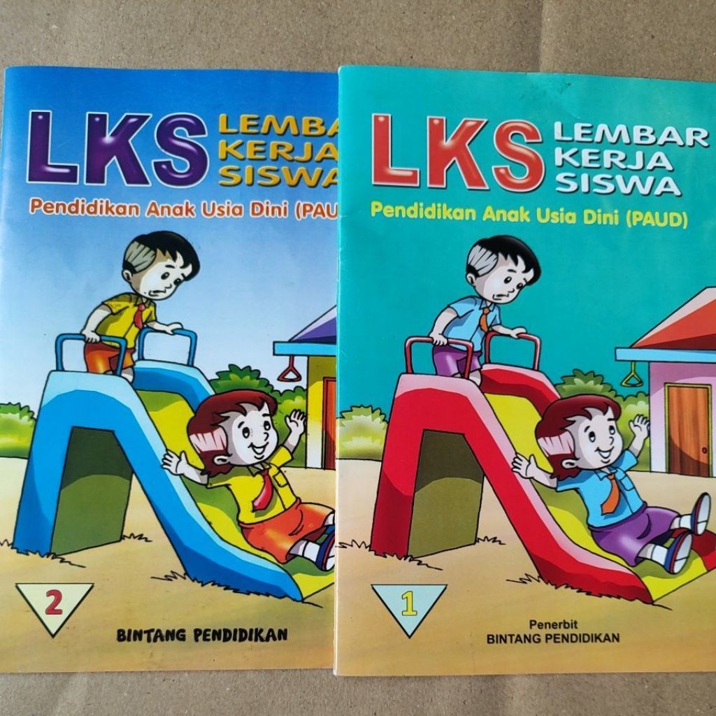 Buku LKS 1,2,3,4 - untuk TK/PAUD