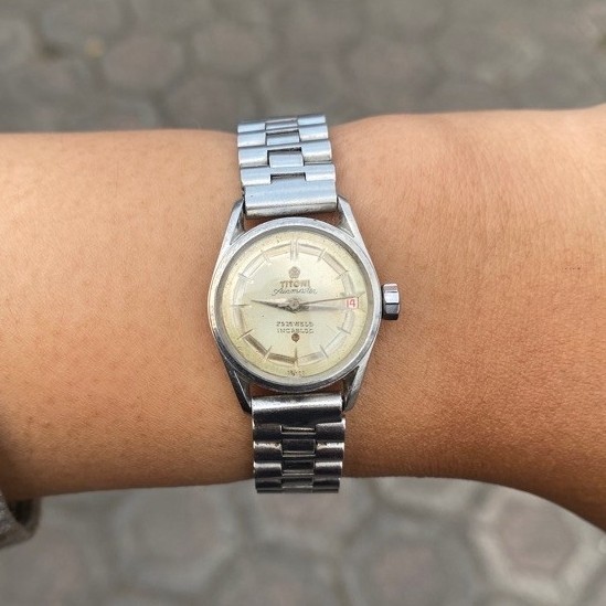 jam tangan titoni automatic ladies