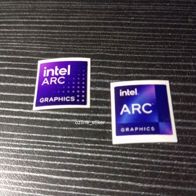 stiker Intel arc graphics