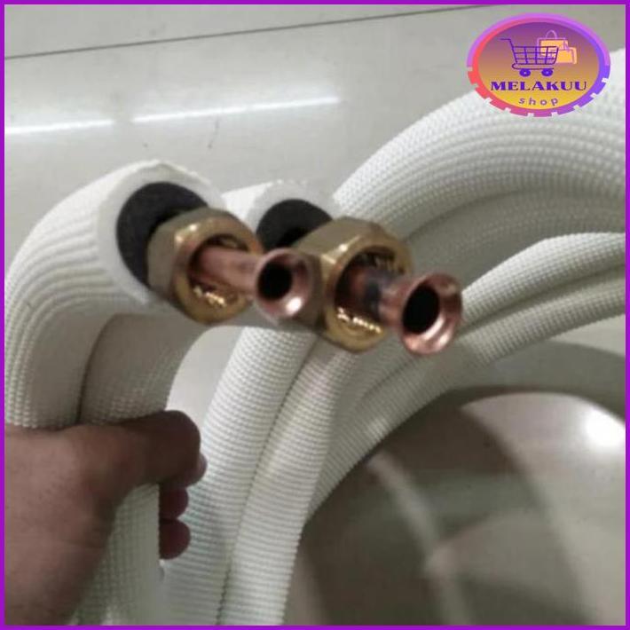 PIPA AC HODA 1/2PK 3/4PK 1PK SET FLARING 5MTR BARU