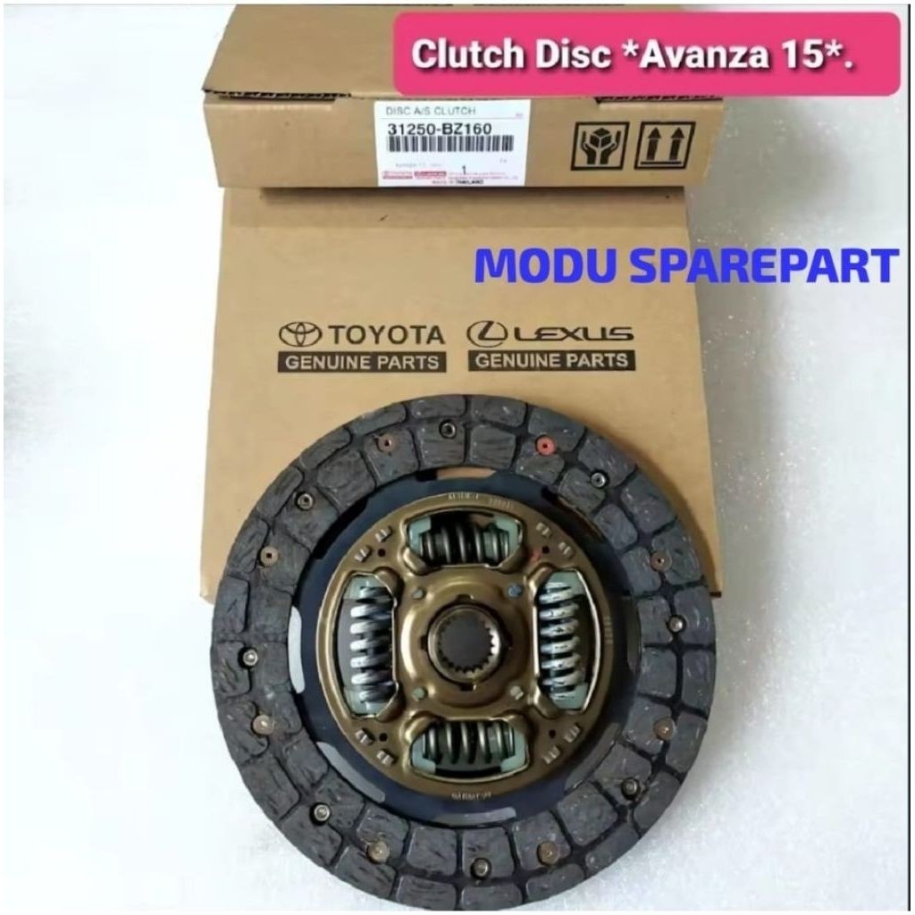 Plat Kopling / Kampas Kopling / Clutch Disc Toyota Avanza 1.5 (Kode Part: 31250-BZ160 / 31250-BZ160-