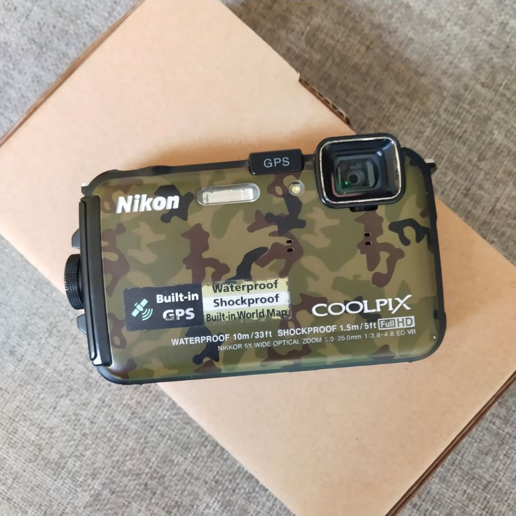 Nikon Coolpix AW100 GPS Underwater Kamera Waterproof Murah