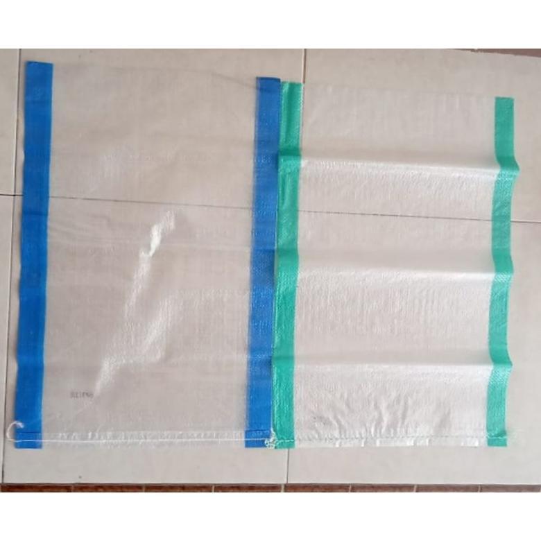 JYA Karung beras 10kg [100pcs], karung beras 10 kg polos transparan, karung beras 10kg ukuran 35x55c