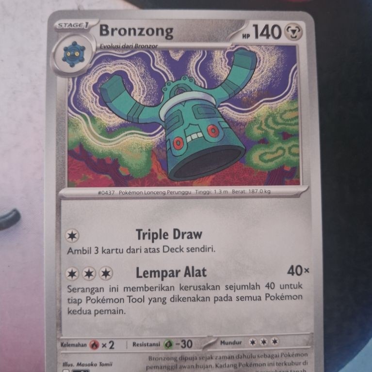 TCG Card Pokemon Bronzong (Indonesia)