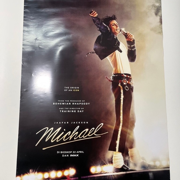 POSTER ORIGINAL MOVIE - FILM MICHAEL - EX BIOSKOP