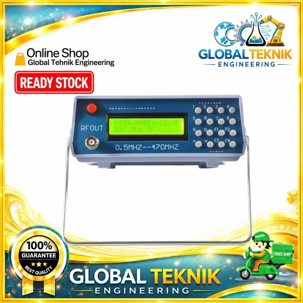 Signal Generator 0.5MHz–470MHz RF Frequency Signal Generator Sinyal Generator Frekuensi