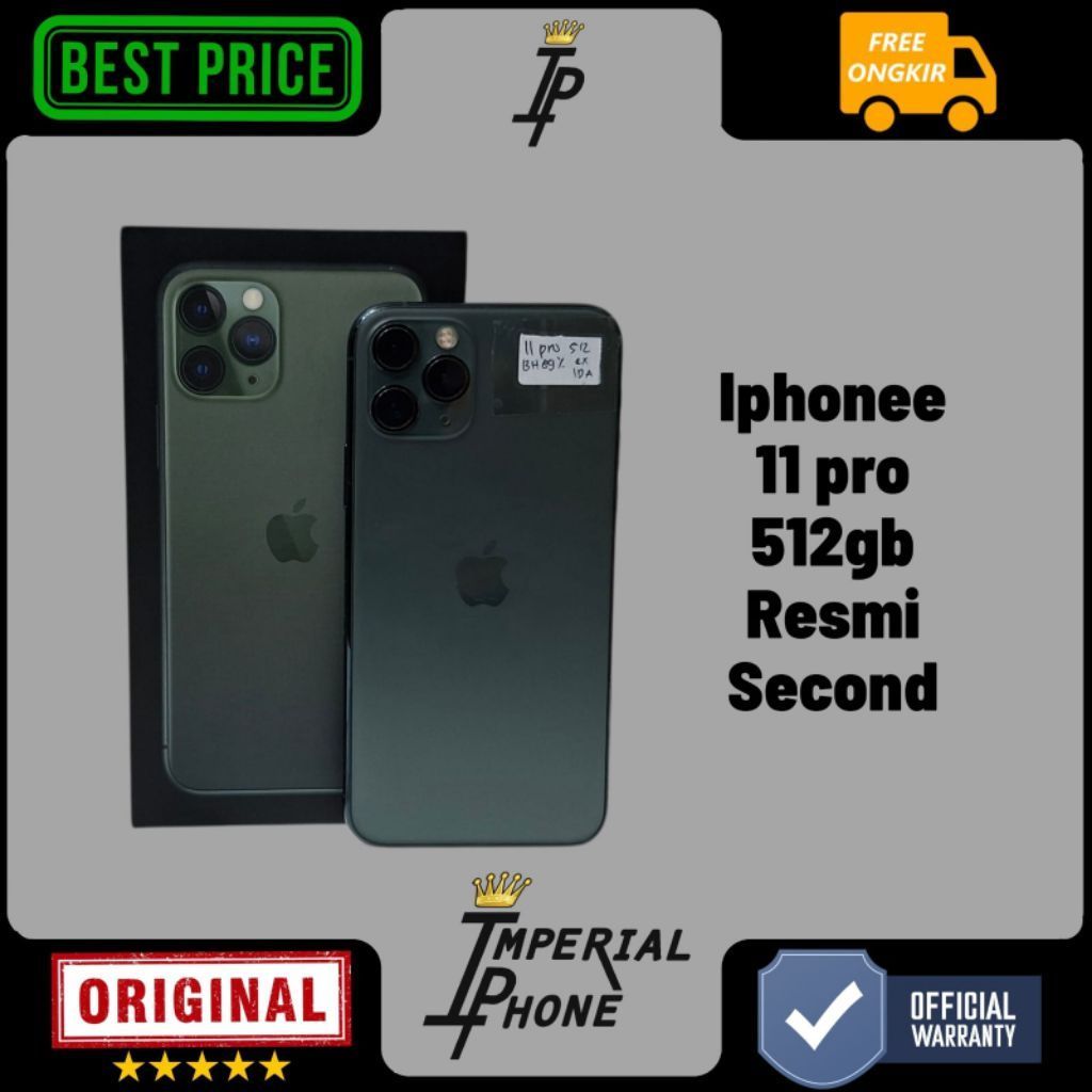 iphonee 11 pro 512gb resmi second