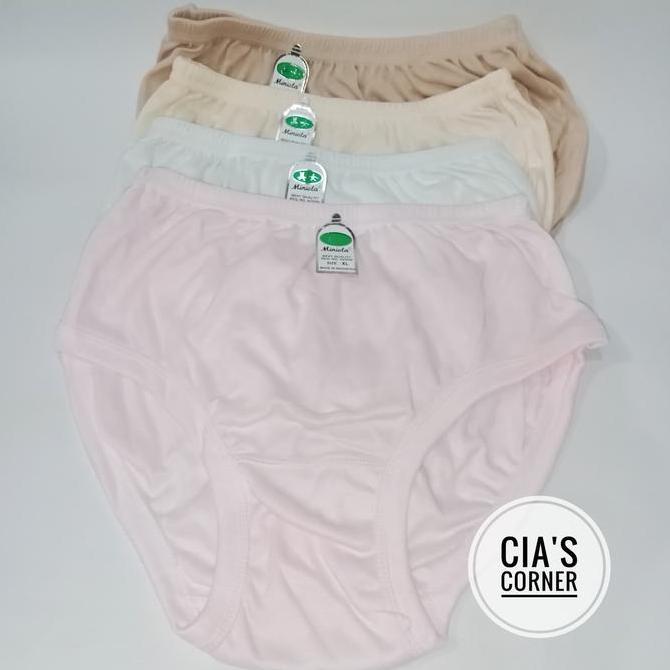 DR103 >> [3pcs] CD MINIOLA | CELANA DALAM WANITA Tebal Katun