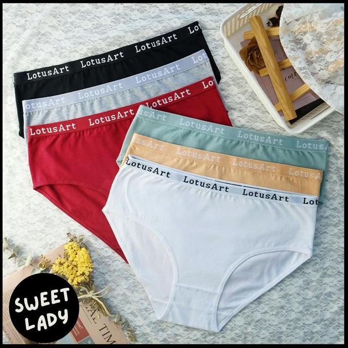 DS275 - Celana Dalam Wanita Art Katun Kolor CD Nyaman Dipakai High Quality PDW 16