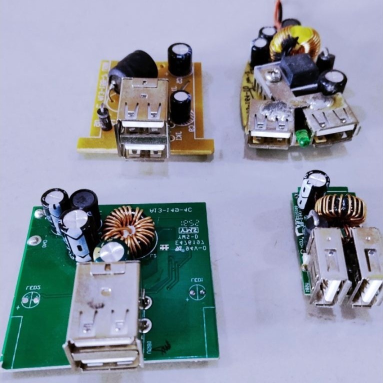 MODUL STEP DOWN USB DC 12 V ke 5 V, 3 A| USB MODUL charge dari aki mobil 12 v-24v