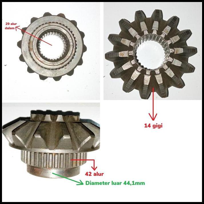 DISKON GIGI GARDAN BELAKANG AMC 20 TRAC-LOK DIFFERENTIAL GEAR JEEP CJ5 CJ7 