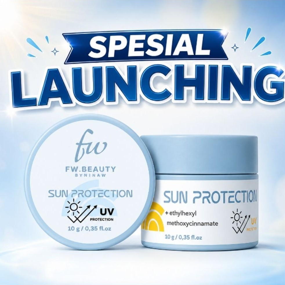 FW.BEAUTY BYNINAW Sun Protection UV Protection 10g Krim Pelindung Matahari
