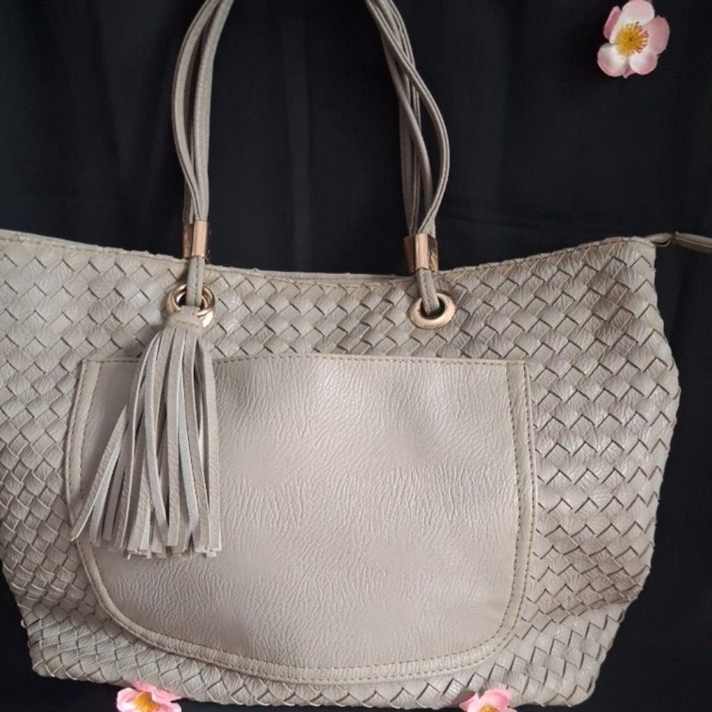 PRELOVED TAS GABRIELLE Tweed Bag