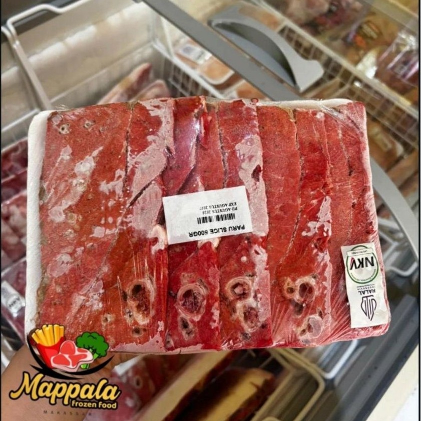 Daging Paru Sapi Slice  fresh 500gr - Halal