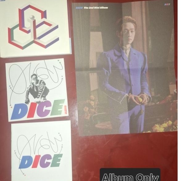 Album Only SHINee Onew - Dice