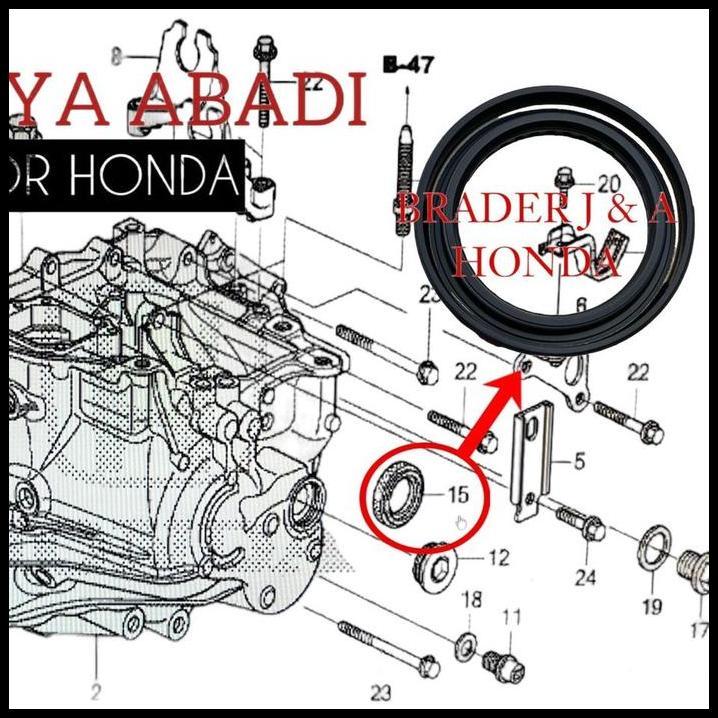 BEST DEAL OLI SEAL 40X56X8 CV JOINT SIL AS RODA TRANSMISI KIRI MANUAL ACCORD CM5 CP2 CIVIC FD1 FD4 F