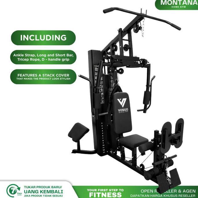 [12255] Alat Fitness Homegym 1 Sisi Montana Vosgo Duplikat