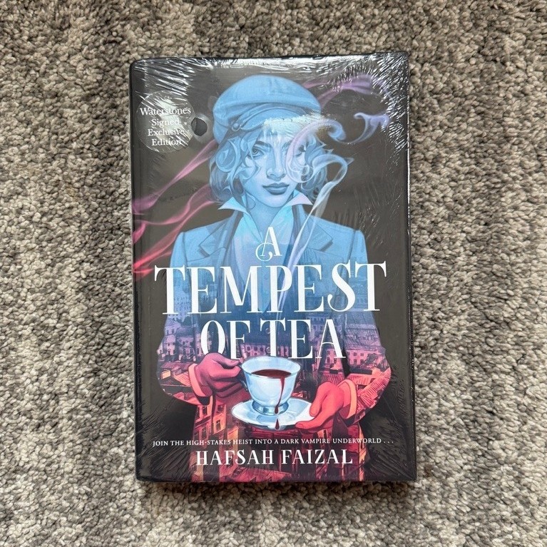 A Tempest of Tea [SEALED] Hafsah Faizal Waterstones Signed Exclusive Edition + Sprayed Edges + Signe