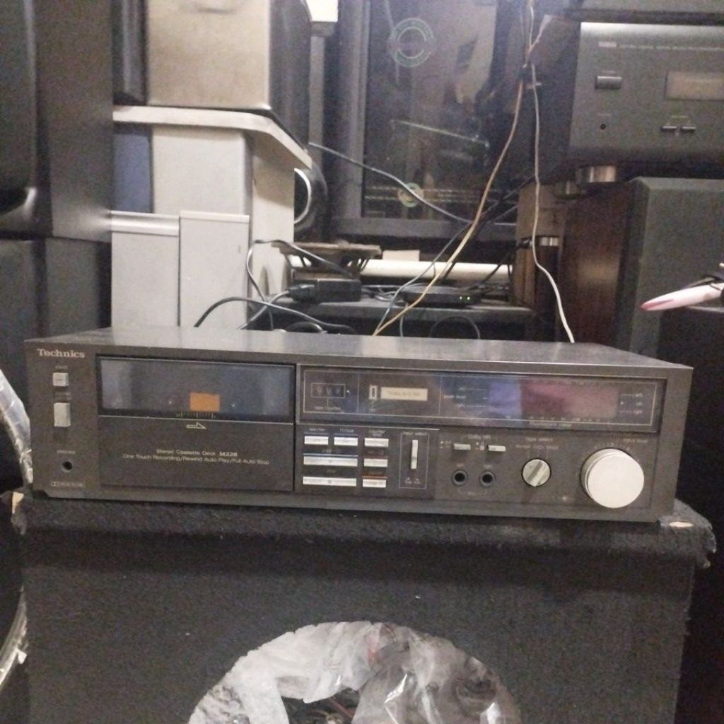 stereo cassette kaset tape deck technics m226 full original Made in japan