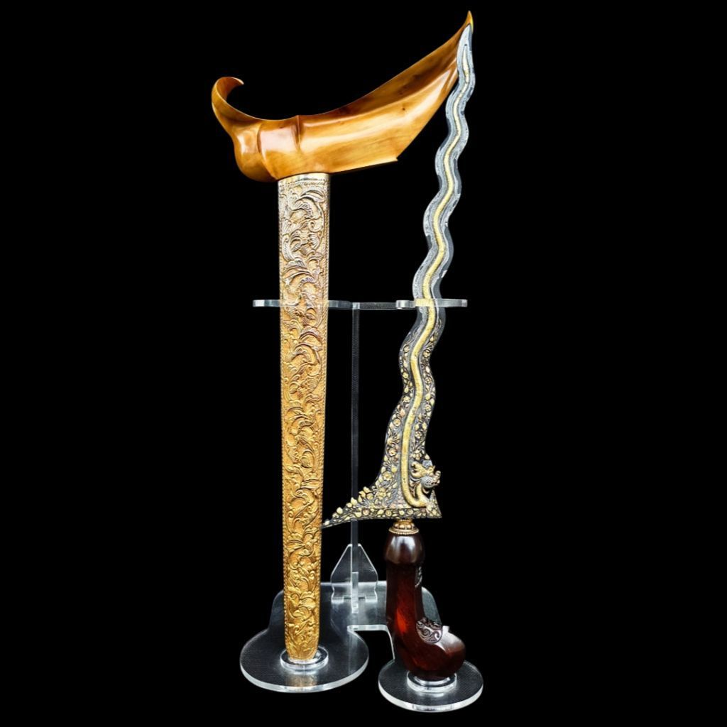 Keris Nogo Sosro Luk 13 Tinatah Kamarogan
