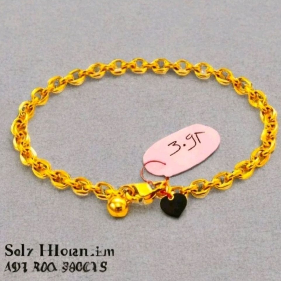 Gelang rantai Medan titanium anti karat anti luntur