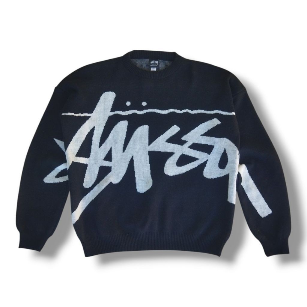 knitwear stussy biglogo / stussy / knitwear stussy / stussy second