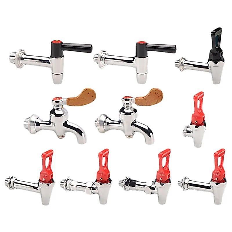 Electric Water Boiler Faucet Copper High Temperature Resistant Milk Tea ulation Bucket Faucet Water 