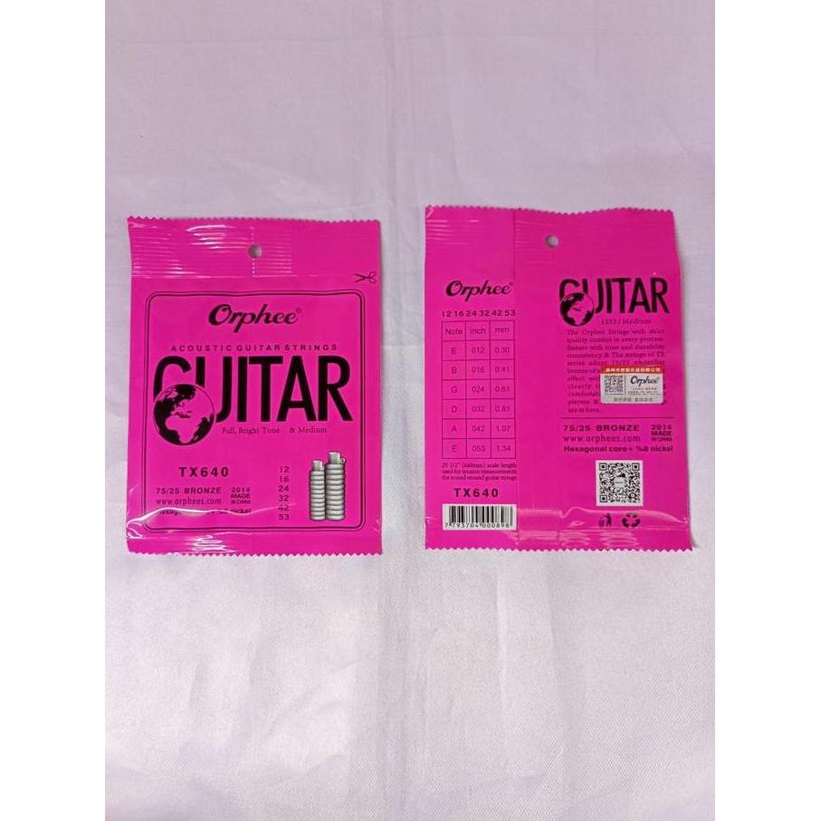 Lead- Senar Gitar Orphee Akustik Tx620 Tx630 Tx640 Senar Orphee