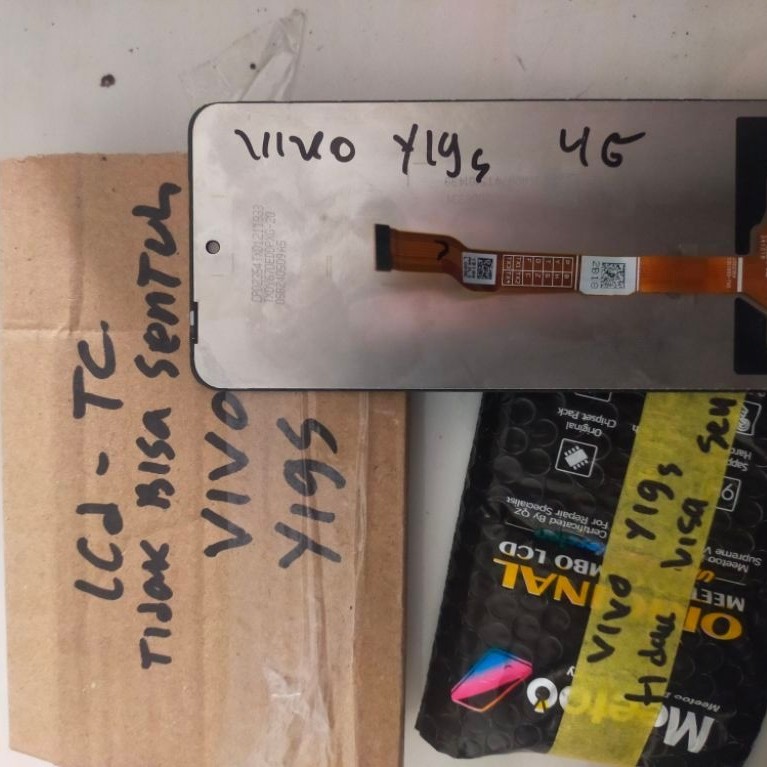 LCD TC HP VIVO Y19S minus tidak bisa sentuh