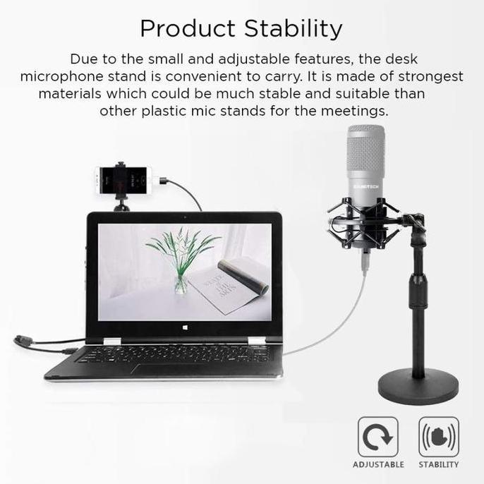 Marshal- Soundtech Table Stand For Mic Condenser Soundtech Microphone