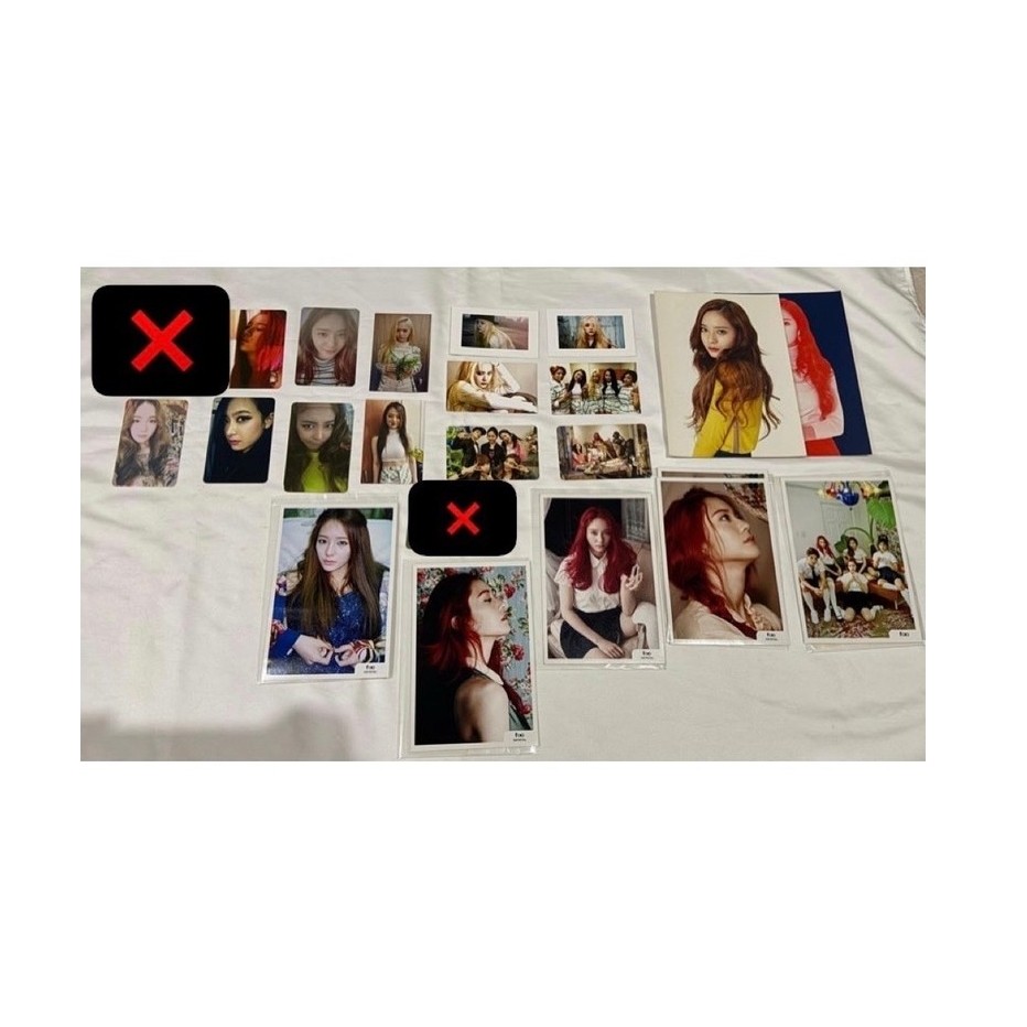 fx krystal jung photocard idwly photobook redlight 4walls pink tape album