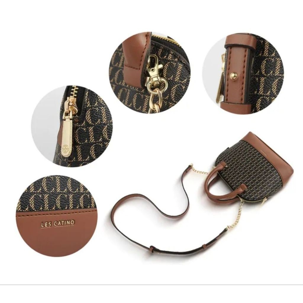 Les Catino P Montaigne Alphabet Mini Bgt Monogram