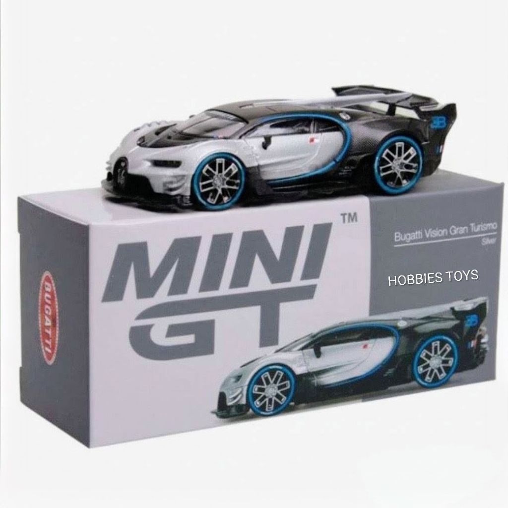 Mini GT 369 Bugatti Vision Gran Turismo Silver