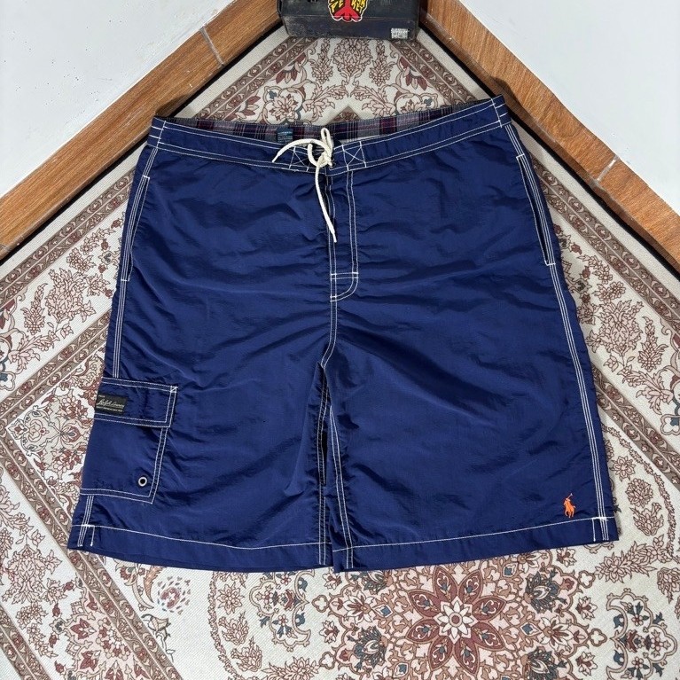 Celana Pendek Cargo R4lau Navy Second